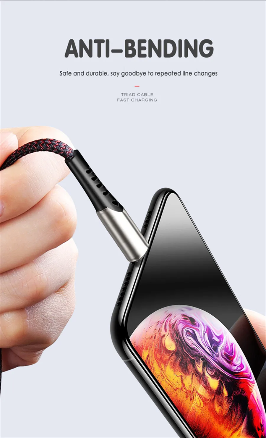 Micro USB 2.4A быстрая Дата-кабель для зарядки кабель type C для samsung Galaxy S10 9 Note 10 9 huawei Xiaomi кабели для мобильных телефонов
