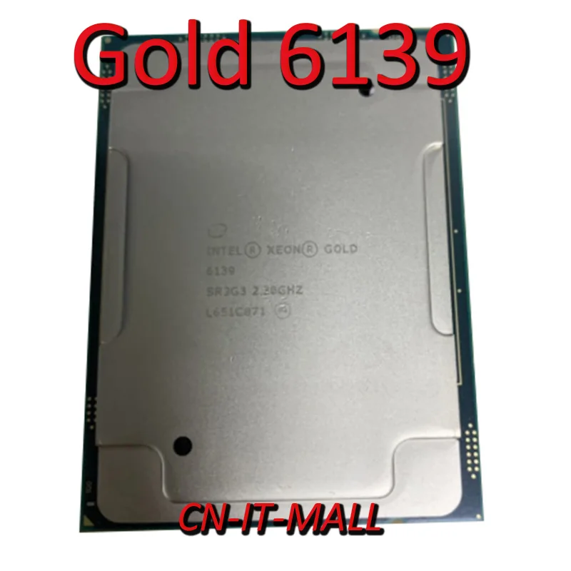 Серверный процессор pull QS Xeon Gold 6139 2 3 ГГц 18 ядер 36 поточный LGA3647|Компьютерные кабели
