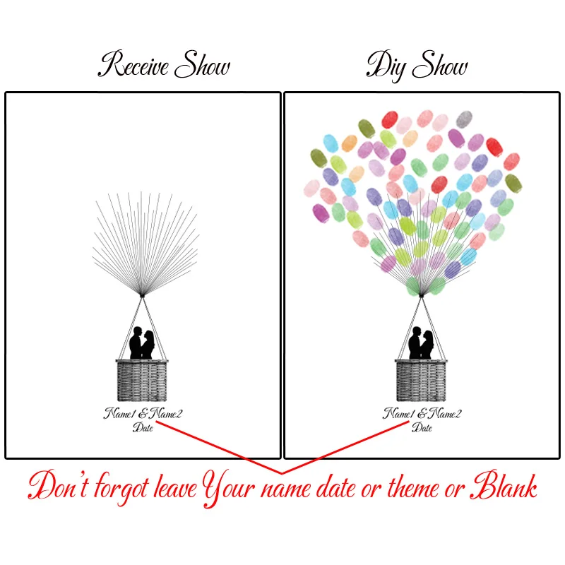 Индивидуальная Свадебная Гостевая книга на заказ имя пары свадьба Дата