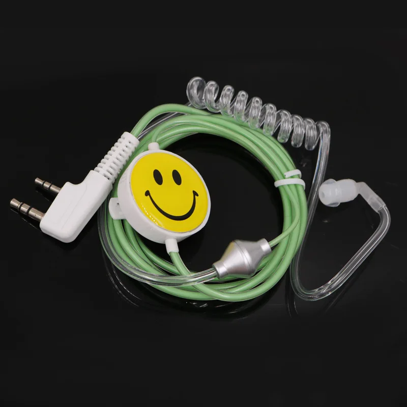 Радиационная кристальная линия наушников в ухо беруши кабель для Baofeng