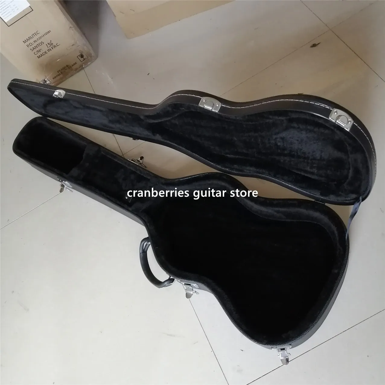 

Black Hardcase For 6 Strings Violin Bass Guitar/Hofner Guitarra,Free Shipping