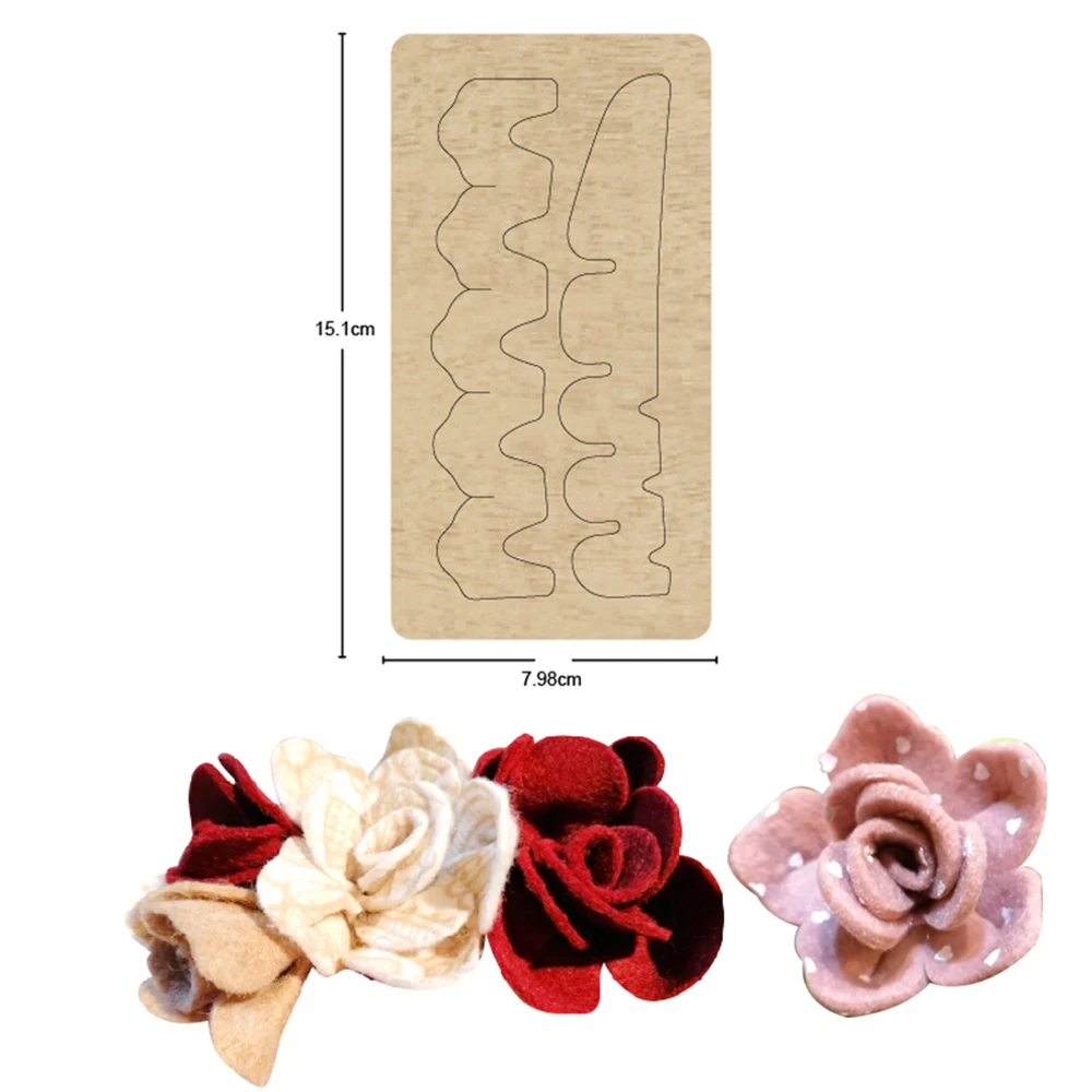 

Flowers Cutting Dies Wooden Diy Craft Leather Mold Scrapbooking Suitable For Common Big Shot Machines
