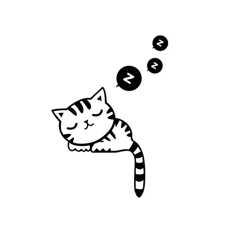 Мультяшные съемные Милые Милая Черная кошка переключатель сна розетки настенные