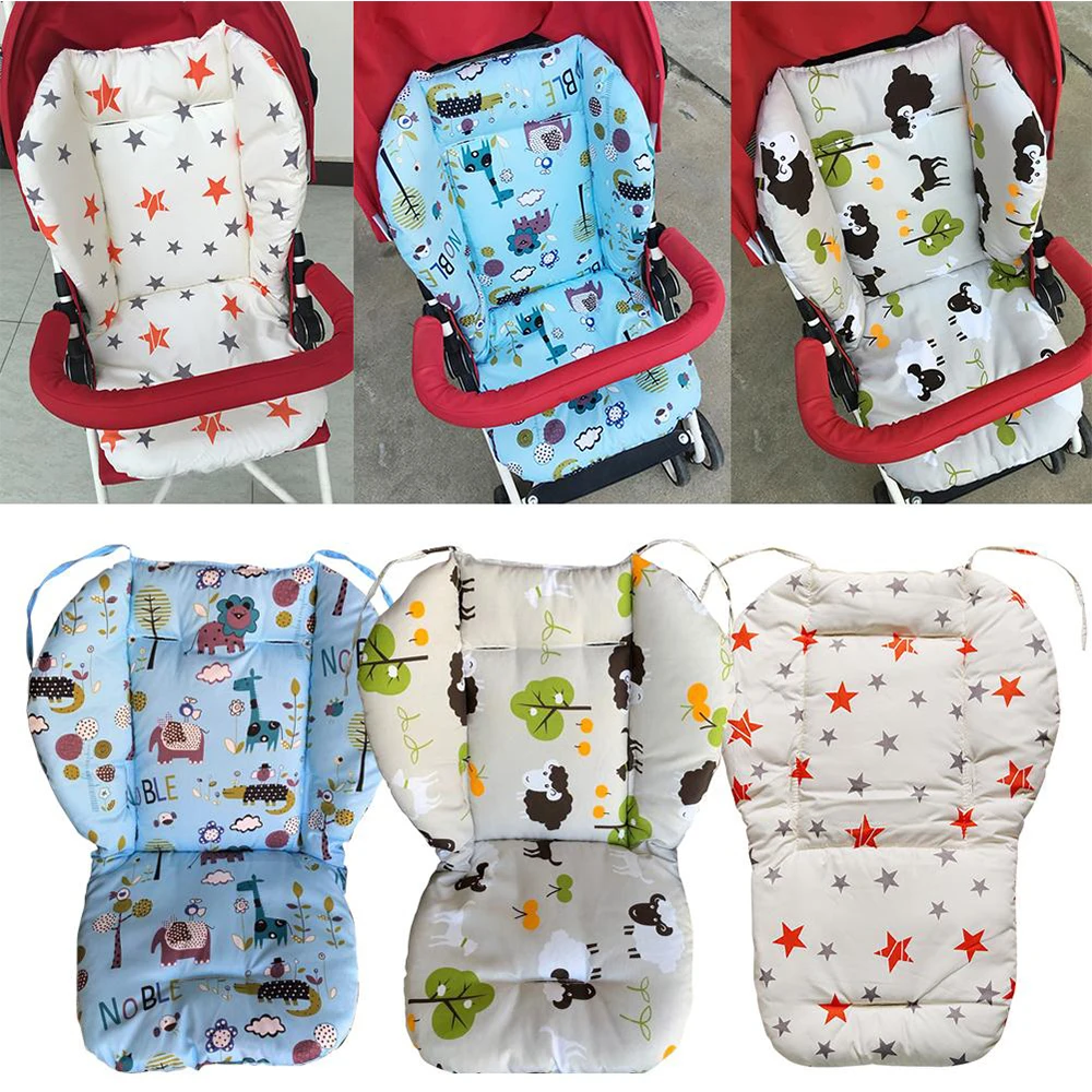 Star Pattern Universal Baby Stroller High Chair Seat Cushion Thick Liner Mat Cart Mattress Feeding Pad Cover Protector | Мать и ребенок