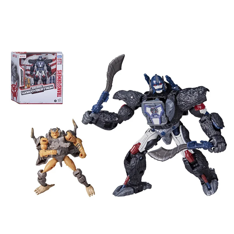 

Transformers Toys 18Cm Netflix Limit War for Cybertron Trilogy Voyager Class Optimus Primal Action Figure Autobots Model Toys