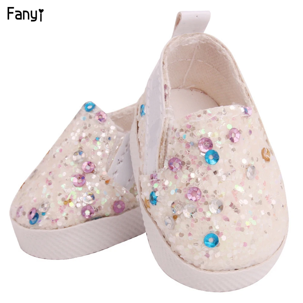 doll shoes 1/6 and 14 inches baby Shiny flash 5.5cm beautiful yellow blue red accessories | Игрушки и хобби