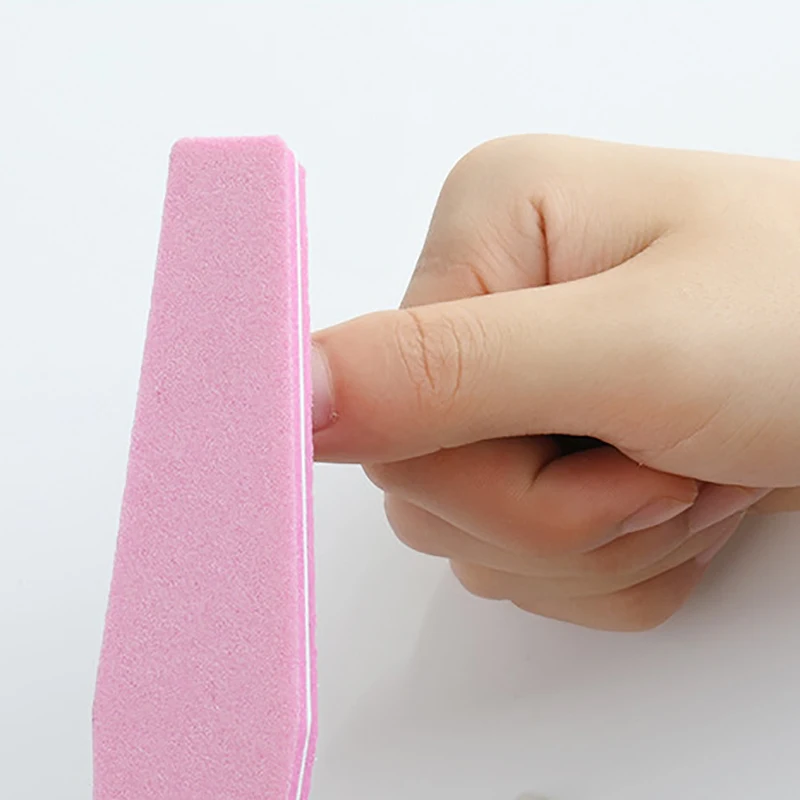 1 шт. пилка для ногтей ромбовидная шлифовальная губка формирования шлифовки