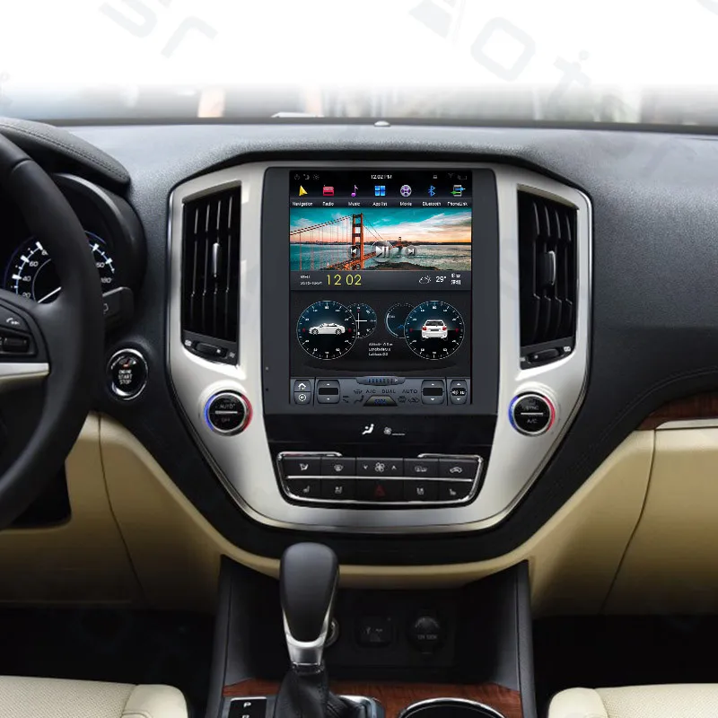 Вертикальный Tesla стиль Android 9 0 автомобильный мультимедийный плеер для Changan CS95 2016 +