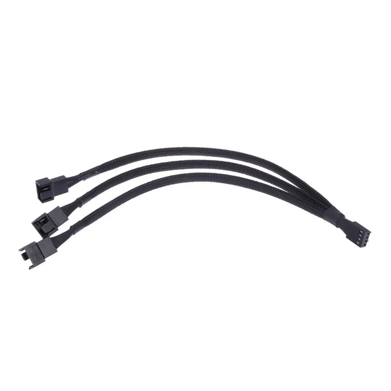 Новый 4-контактный вентилятор 3x4pin/3pin PWM удлинитель кабеля к 3-контактный Y сплиттер