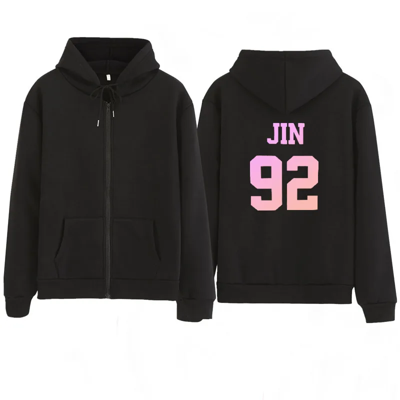 Kpop jung kook 97 толстовки kpop худи на молнии толстовка с капюшоном толстовка с надписью love yourself KPOP толстовка XL для повседневной носки harajuku kpop худи на молнии