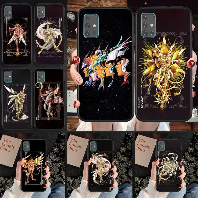 

Anime Saint Seiya Knights of the Zodiac Phone Case TPU For Samsung S6 S7 S8 S9 S10 Plus S20 S21 S30Ultrs Fundas Cover
