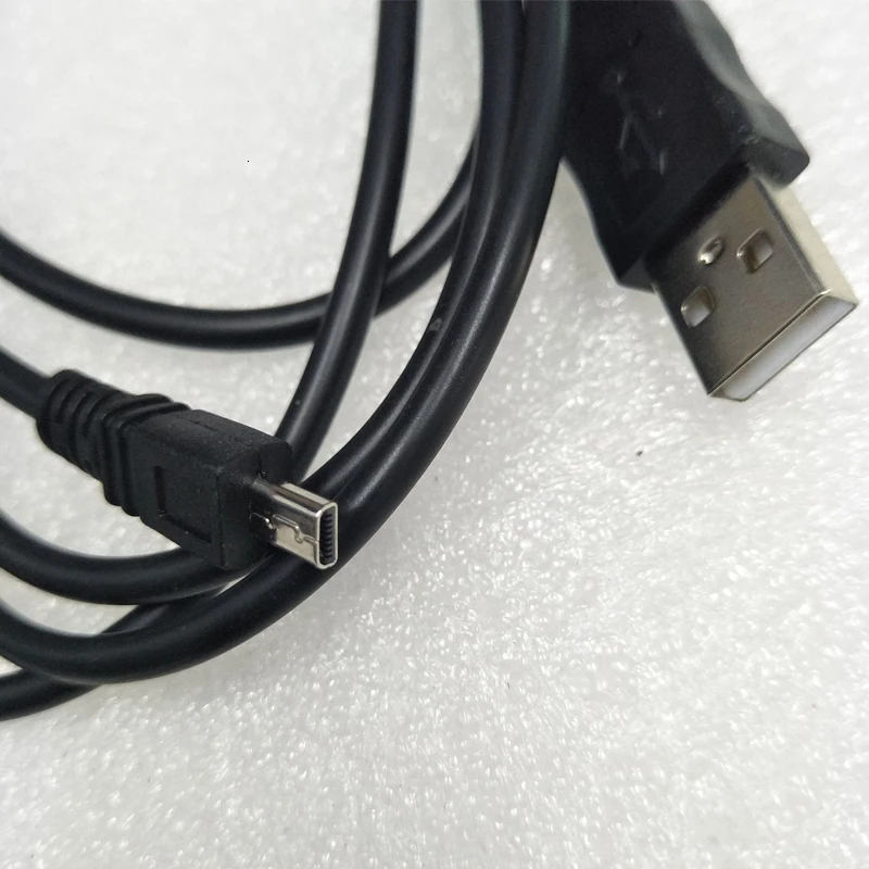 Черный USB кабель для камеры Olympus Pentaxist FinePix 1 5 м 8 Pin Nikon UC E6 E17 Sony Coolpix оптовая