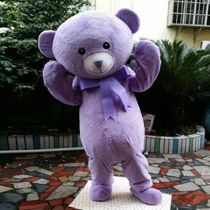Костюм талисмана из меха плюшевого мишки Костюмы для косплея Вечерние наряды игр