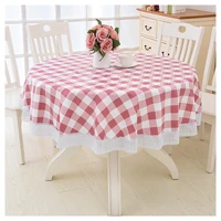 water and oil proof tablecloth round coffee table tablecloth round small retro tablecloth nordic style simple pastoral style tab
