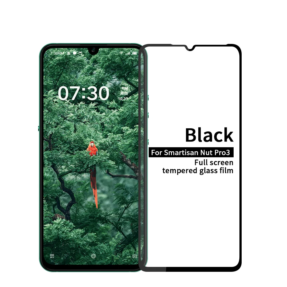

glass tempered film For Smartisan Nut Pro 3 screen protector cover glass film For Smartisan Nut Pro 3 color tempered glass