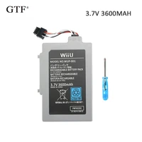 3 7v 3600mah battery pack for nintendo wii u gamepad electric rechargeable li ion replacement power tool