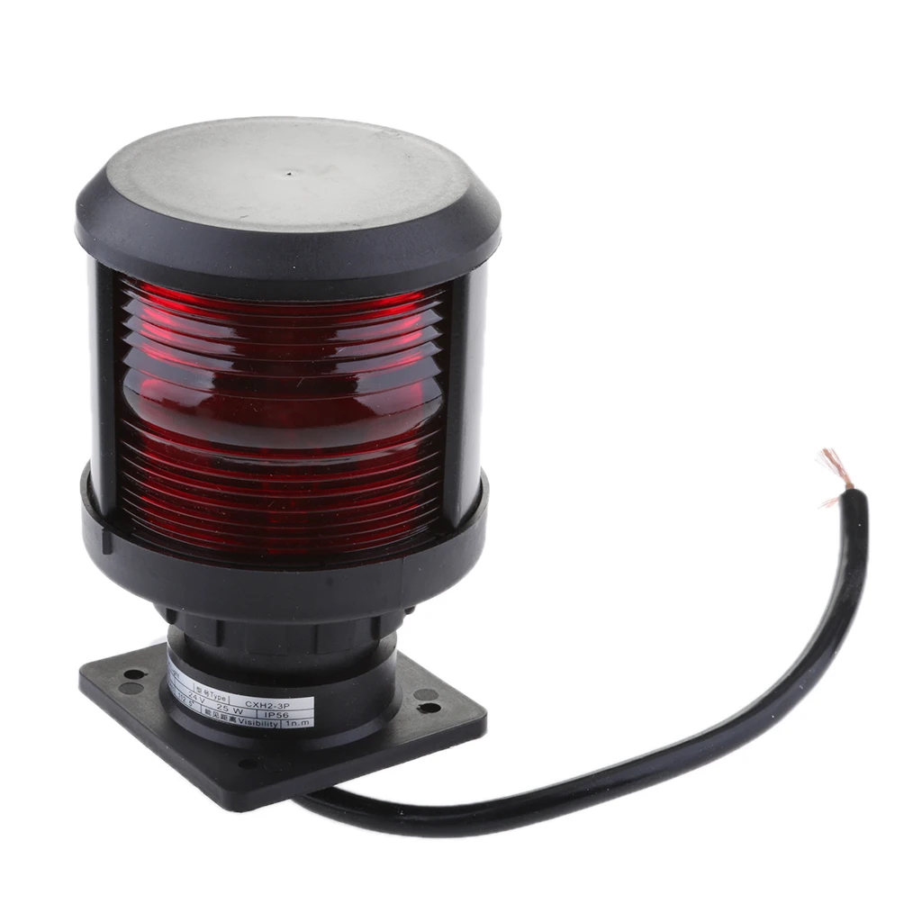 

MagiDeal Boat LED Lights Waterproof Red Navigation Light For Sailing Fishing