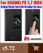Чехол для HUAWEI P9 PLUS, 1:1, Официальный смарт-чехол для просмотра, кожаный флип-чехол для HUAWEI P9/P9 Plus, No: P91