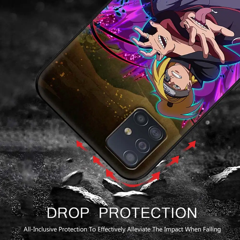 

Japan Anime N-NarutoS Art Phone Case for Samsung Galaxy A51 A71 A21S A12 A11 A31 A52 A41 A32 5G A72 A02S Silicon Back Cover