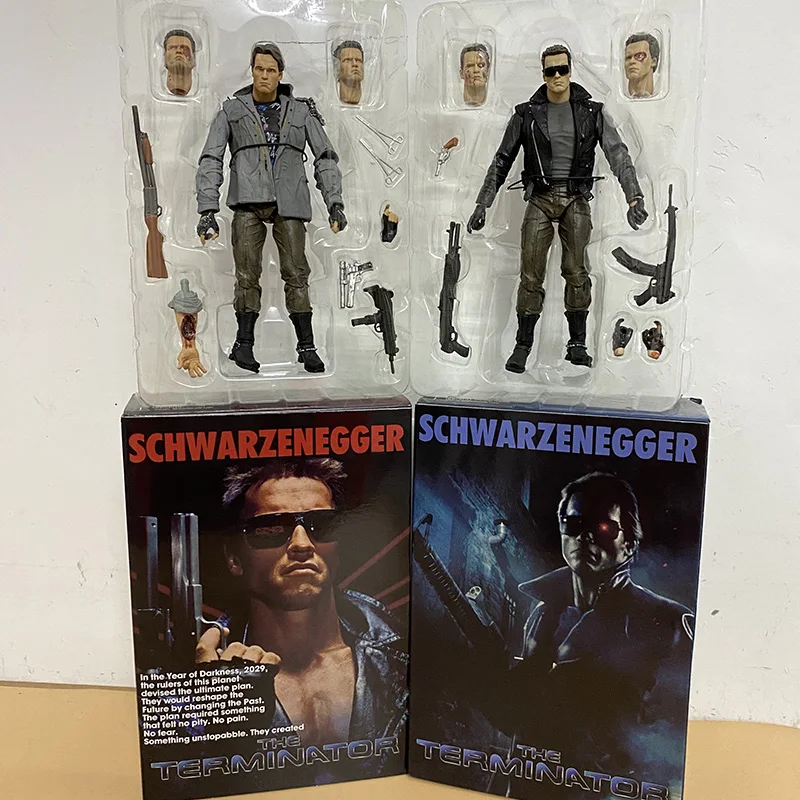 NECA Terminator T-800 фигурка суждения Арнольд Шварценеггер экшн-фигурка модель игрушка