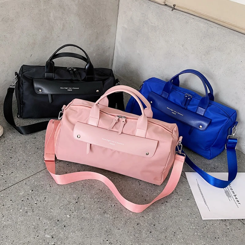 Новая модная розовая Дорожная Спортивная Сумка для спортзала Женская