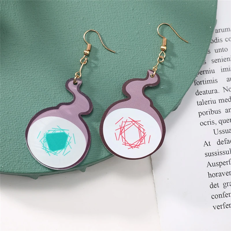 Серьги Hanako Kun в туалете для косплея юги АМАН серьги гвоздики костюма