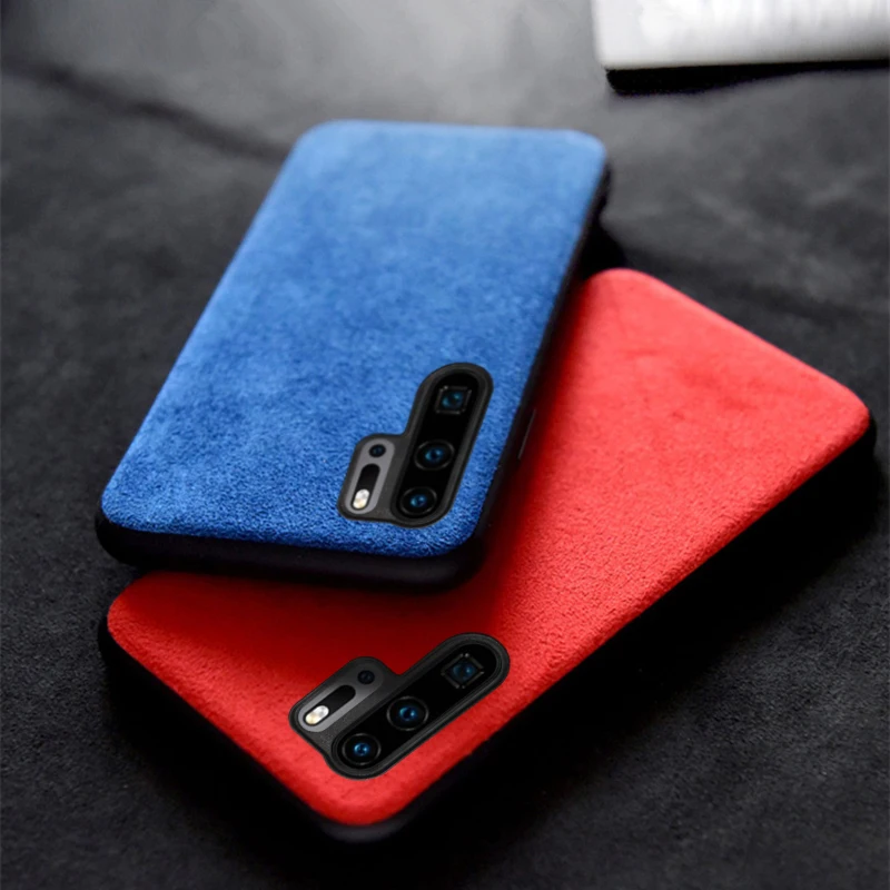 Чехол для телефона Huawei Mate 20 10 9 Pro P10 P20 P30 Lite замшевая кожа мягкий чехол из ТПУ Honor 8X