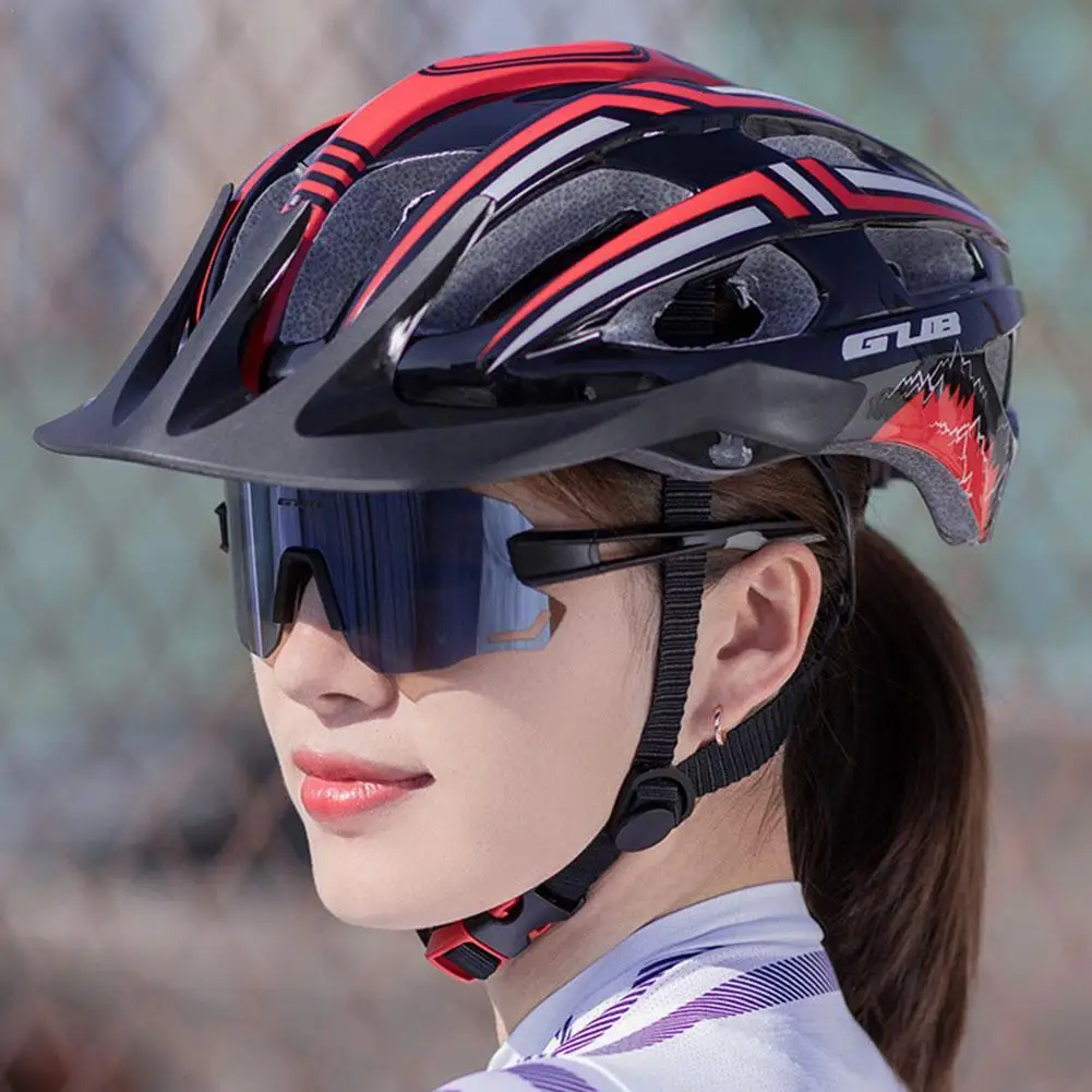 

Mountain Road Car Integrated Helmet Bicycle Helmet With Taillights Mountain Bike Motor Helmets With Rear Light Lamp Cycling Caps