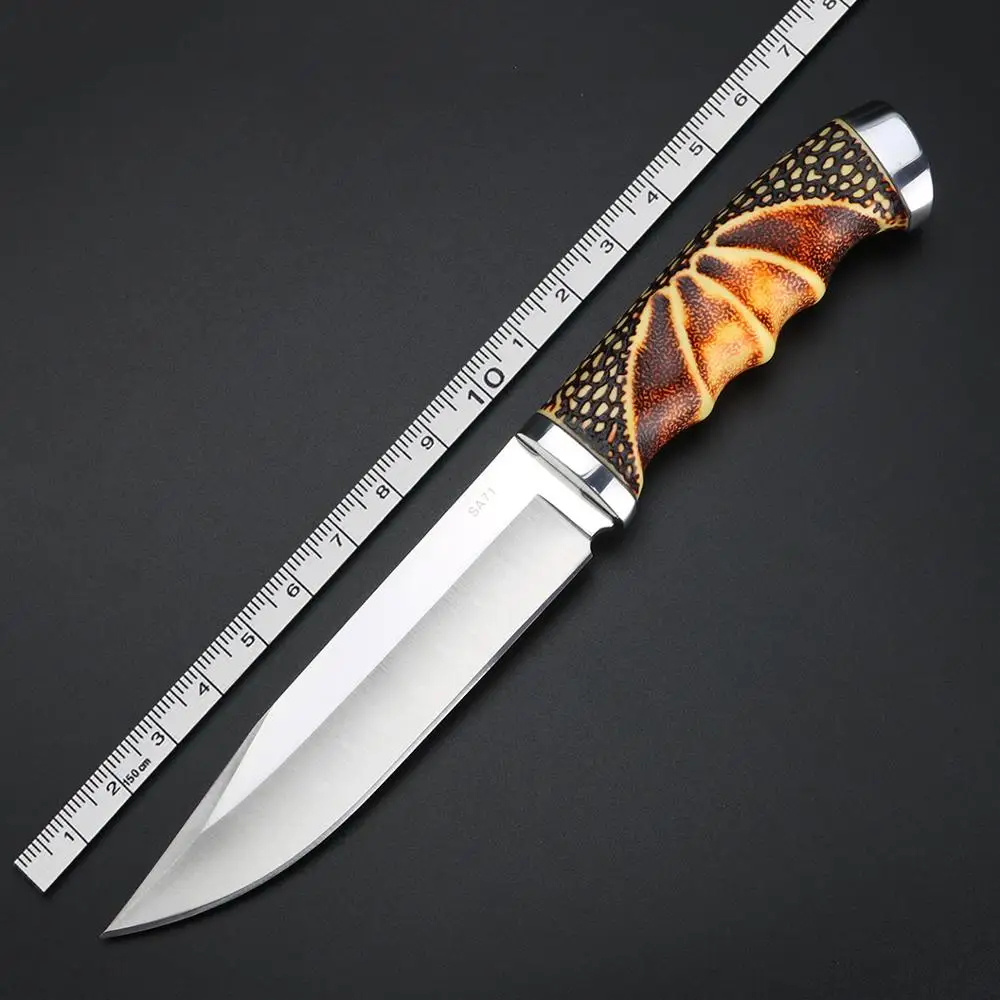 

Outdoor Utility Knife Wild Hunting Fixed Blade Knife High Quality Camping Knife Survival Portable Tool for Men with Sheath
