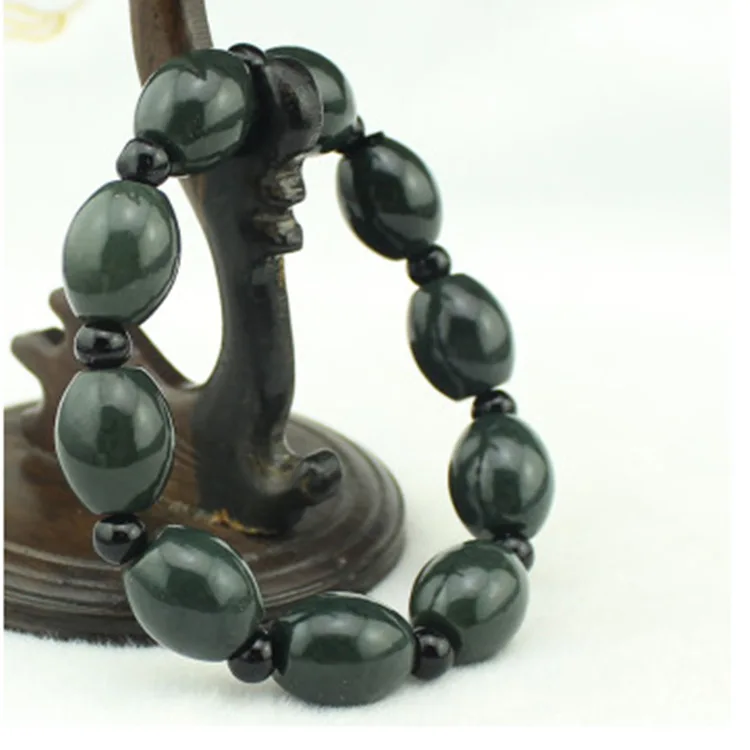 

Браслет из натурального нефрита, для мужчин и женщин