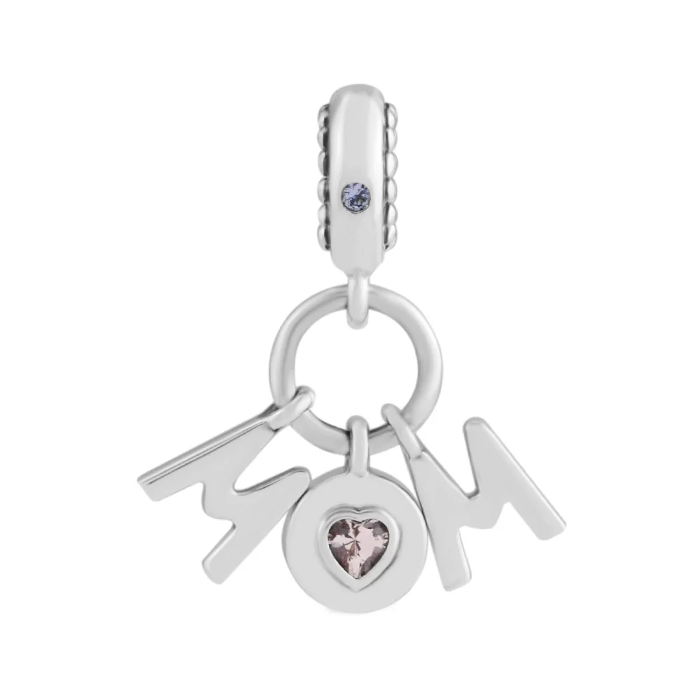 

Новый 100% реальные 925 Стерлинговое Серебро, мама буквы серьги Подвески Бусины, соответственные Пандоре обаятельные браслеты для женщин подарок для изготовления ювелирных изделий, бесплатная доставка