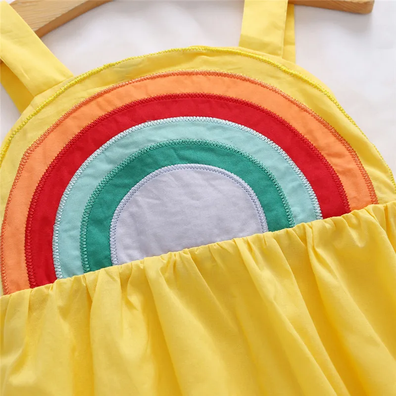 2020 New Children's Clothing Baby Girl Dress Cute Cotton Kids Summer Camisole for Sun Print Princess Dresses 1-5T | Детская одежда