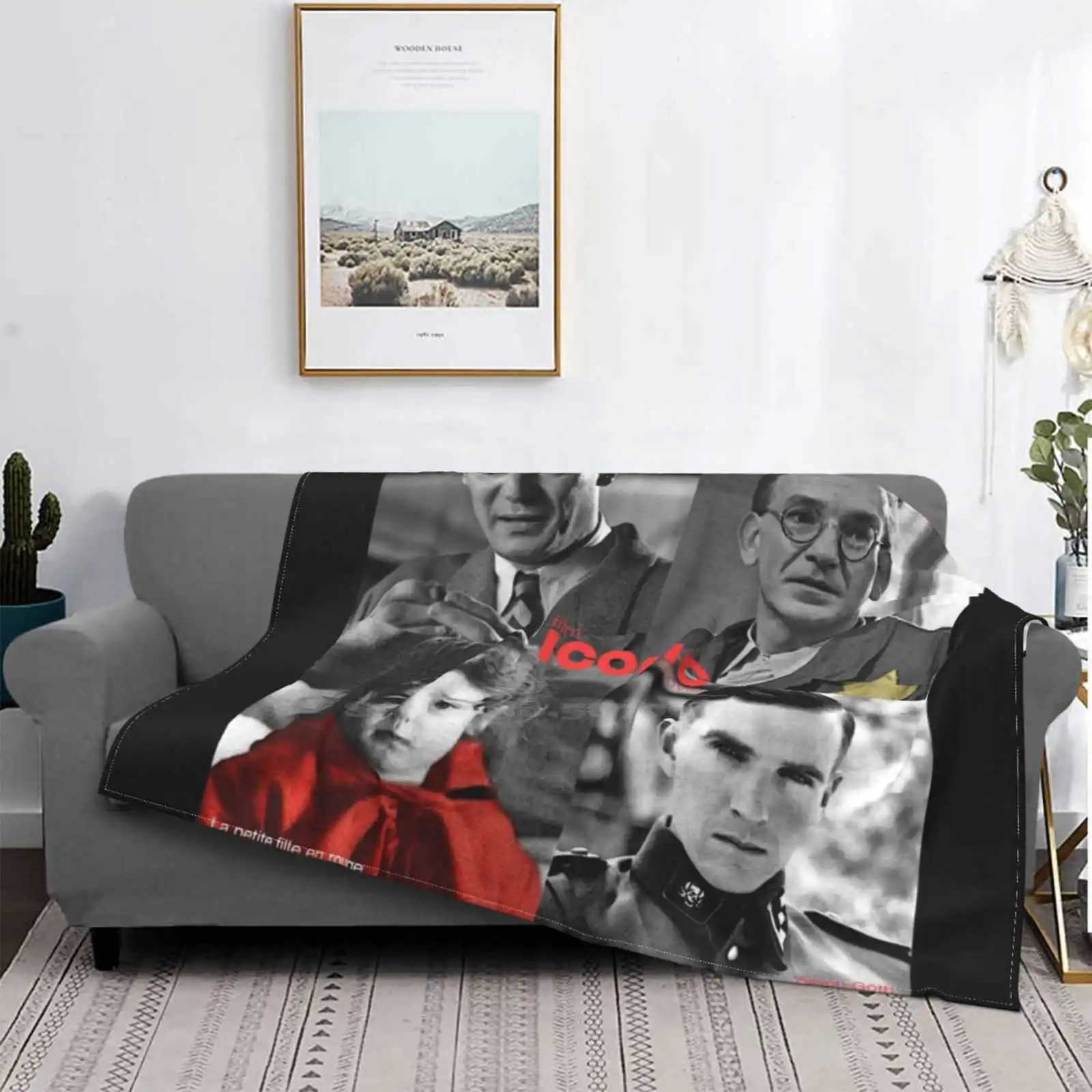 

Película icónica De La lista De Schindler Et Blanc, manta suave, sofá/cama/viaje, regalos De amor, La lista De Schindler