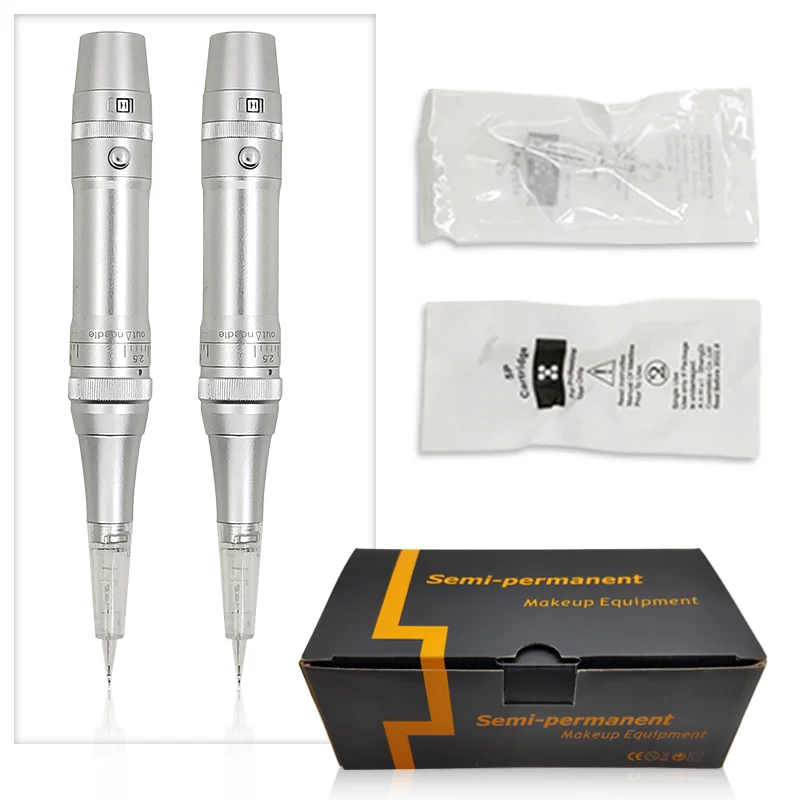 Лучшее качество dermografo белая тату машинка для бровей Перманентный макияж ручка