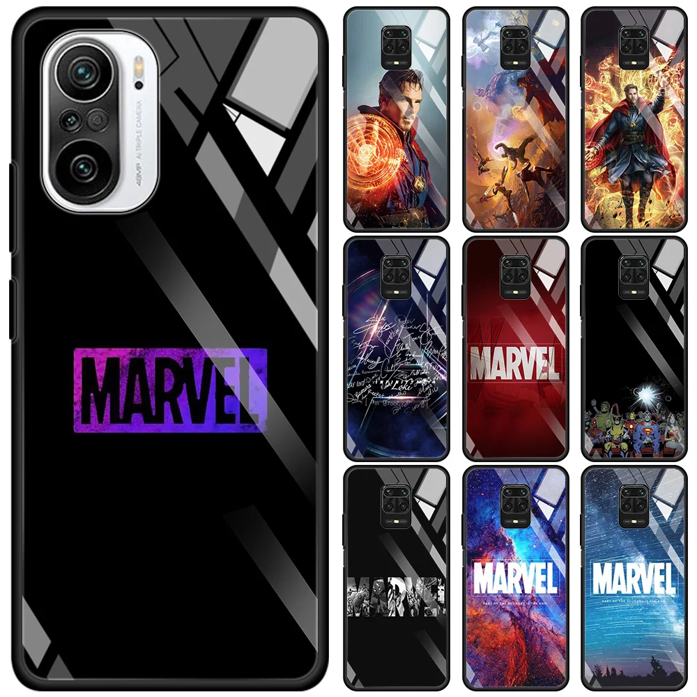 

Glass Case For Redmi Note 7 8 9 10 Pro Max 8T 9T 9S 10S for redmi K40 K30 Pro k20 9C 9A 8T Fundas Marvel Comics Doctor Strange