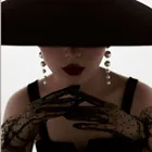 Женские сексуальные перчатки, черные кружевные сетчатые тюлевые перчатки, сетчатые марлевые ультратонкие сексуальные прозрачные перчатки для вечеринки, платья с закрытыми пальцами, рукавицы