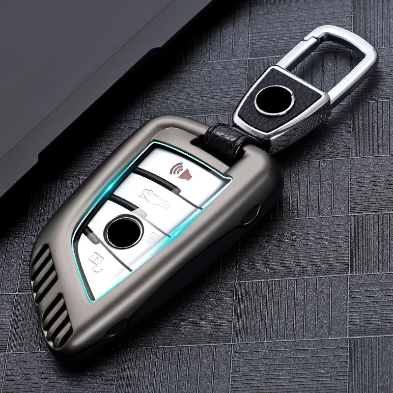 

Key cover car key case for BMW F20 F15 G30 F30 F25 X5 X6 X3 X1 1 2 3 4 5 6 7 series bmw wallet Galvanized Alloy CAR STYLING