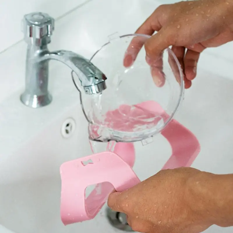 Поилка для питомцев портативная прозрачная Регулируемая миска кормления кошек с