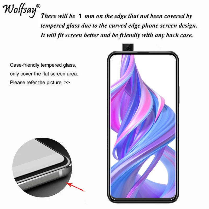 2 шт стекло для huawei Honor 9X защита экрана закаленное стекло для huawei Honor 9X Защитная пленка для huawei Honor 9X стекло <