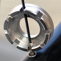 wheel rim spanner repair wrench 8 way spoke nipple repair tool key bike cycling for outdoor caring personal bicycle supply