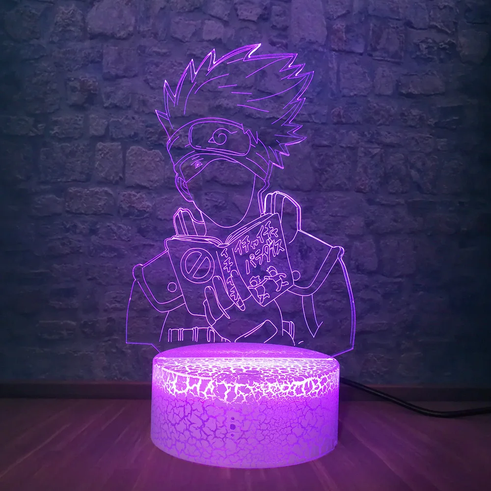 С рисунком из аниме Наруто для косплея героя Хатаке Какаси фигурка настольная