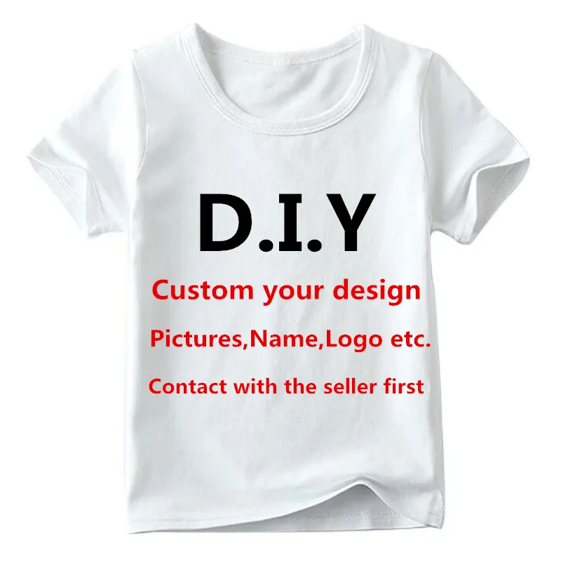 Детская футболка с индивидуальным принтом вашим собственным дизайном одежда для