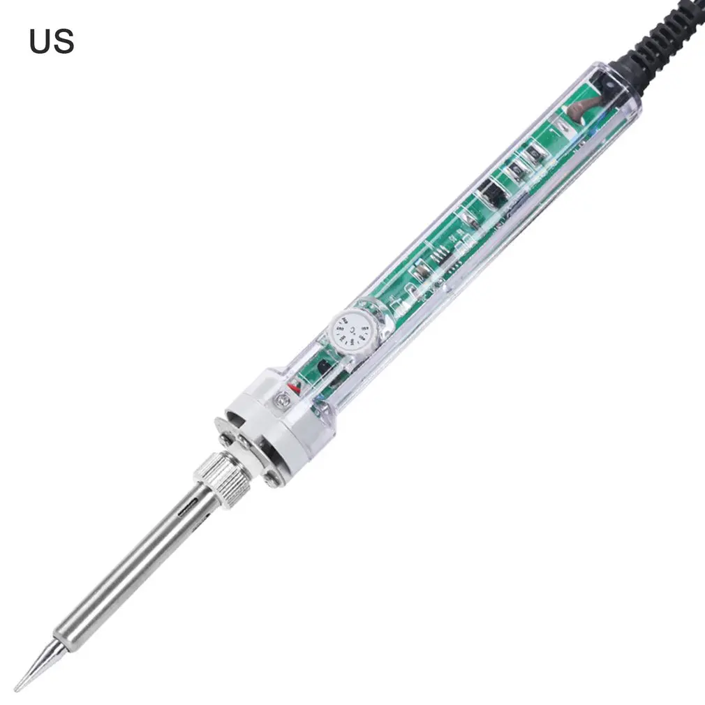 

Electric Soldering Iron 60W Adjustable Temperature Electric Solder Iron Rework Station Handle Heat Welding Repair Tools