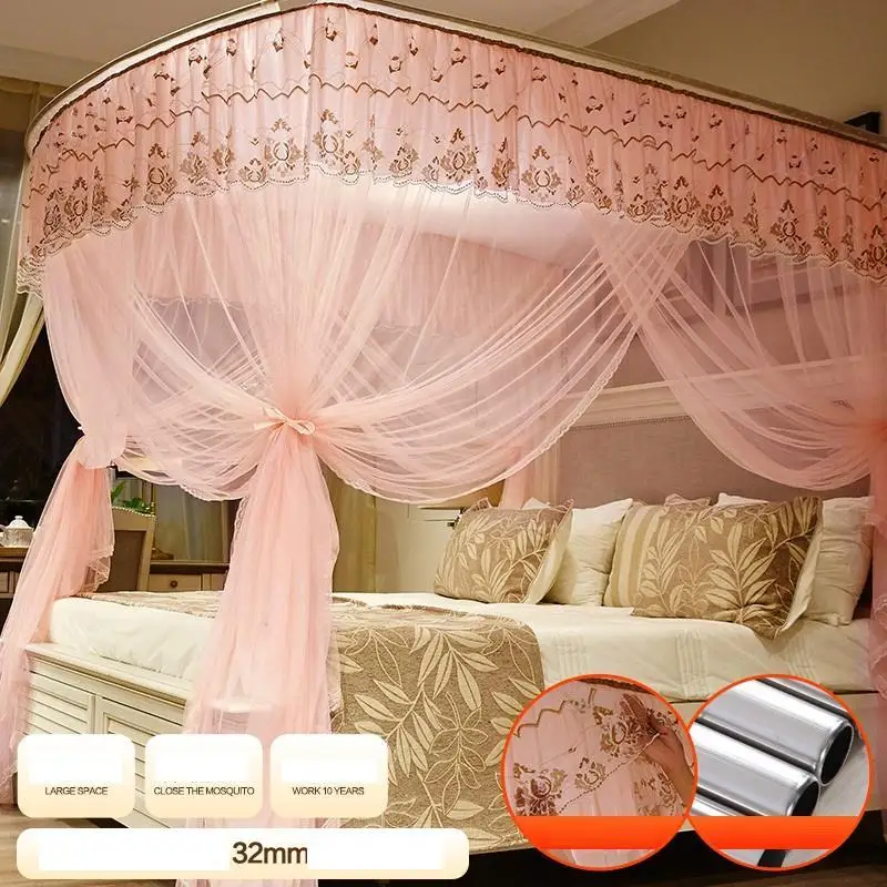 

Curtain Nordic Style Kid Decoration Moskito Mosquiteiro Para Cama Adulto Klamboe Moustiquaire Ciel De Lit Canopy Mosquito Net