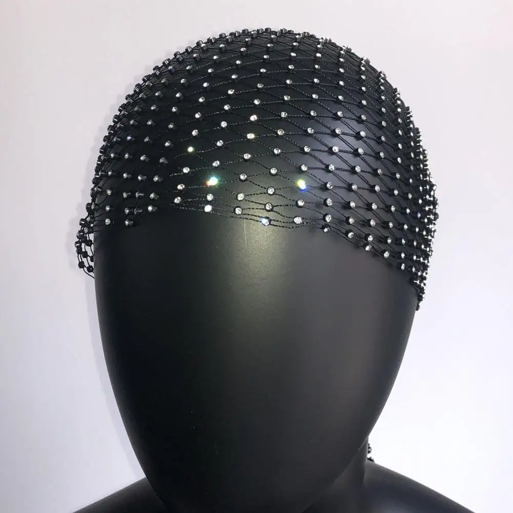 Повязка на голову Stonefans с кристаллами Женская украшение ручной работы кисточками