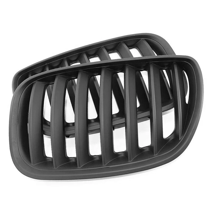 Grille Bumper Grills Matte Black Grill Front Replacement Kidney for BMW E53 X5 LCI 04-06 | Автомобили и мотоциклы