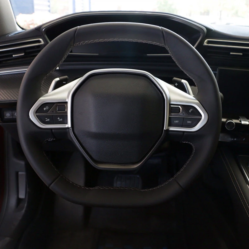 Для peugeot 508 Allure SW GT внутренняя отделка рулевого колеса Кнопка панель накладка 1 шт