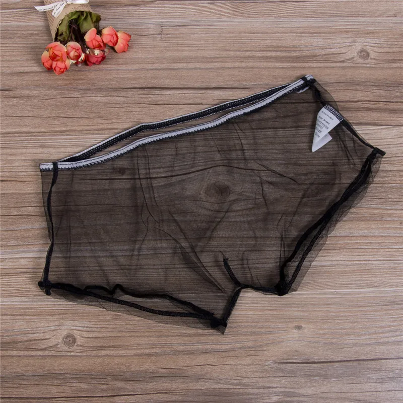 Трусы-боксеры мужские прозрачные сетчатые пикантные 3FS |