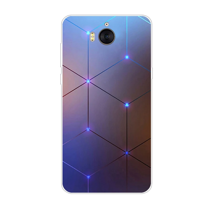 Небесно-голубой Для huawei Y5 Y6 чехол для huawei Y5 чехол для телефона для huawei Y6 Mya-L22 Mya-u29 Мягкий силиконовый чехол Funda coque - Цвет: Небесно-голубой