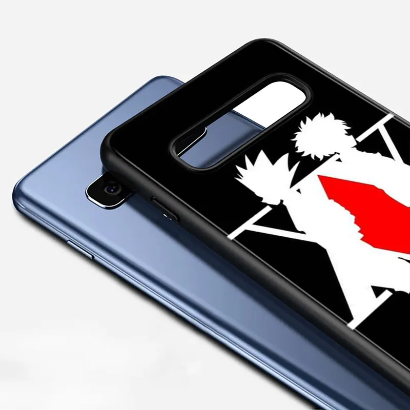 

Silicone Black Cover Anime Hunter X for Samsung Galaxy Note 10 Pro 9 8 Plus S10 5G S9 S8 S7 Plus S6 Phone case